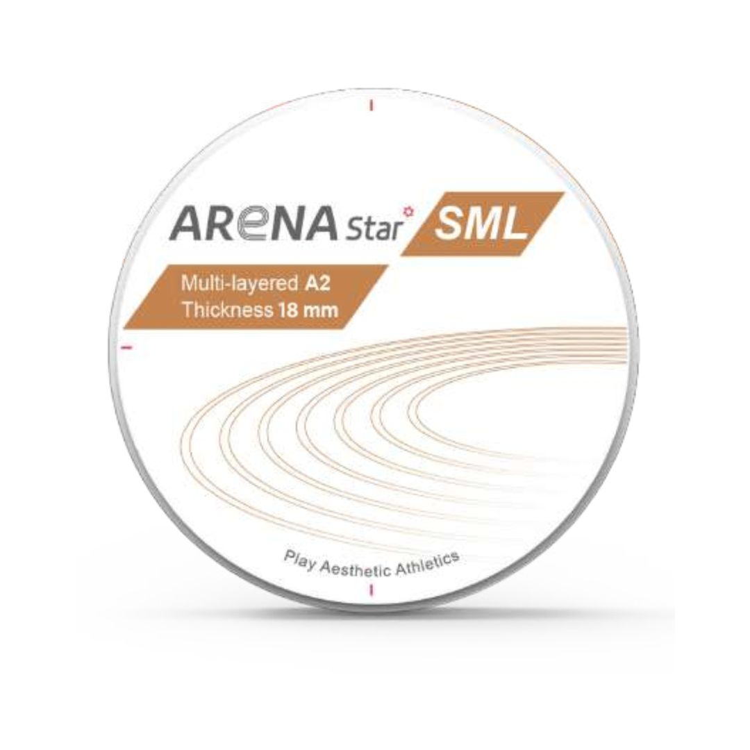 بلنک زیرکونیا سایز 18T مولتی لایر آروم Arena star